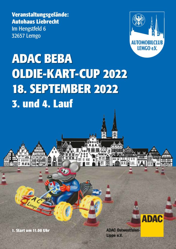 Ansicht Ausschreibung Oldie Kart Cup 2022